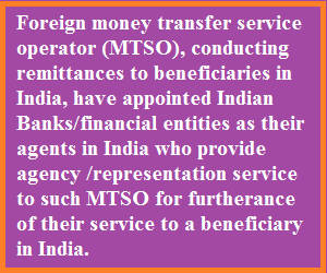 Service Tax- MTSO activities inward remittances abroad to India 